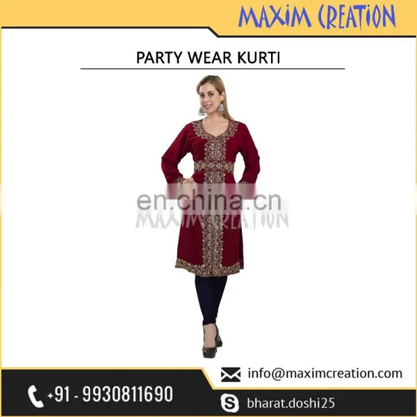 Latest Stylish Arabian Party Wear Kurti Dress For Australia photo-3
