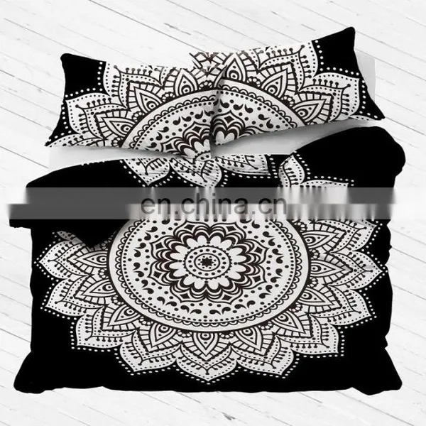 Queen Size Indian Traditional Bohemian Bedding Mandala Duvet photo-5