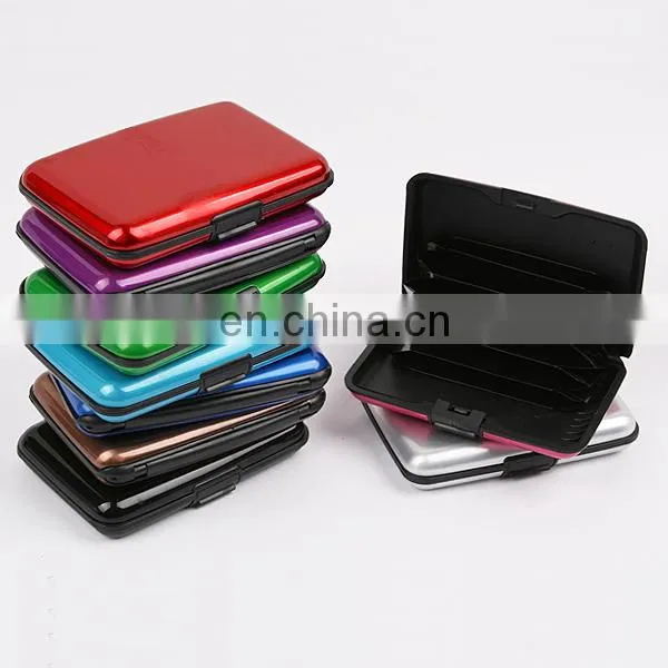 Licheng BXK06 Custom Metal Wallet Credit Card Holder With RFID Protection