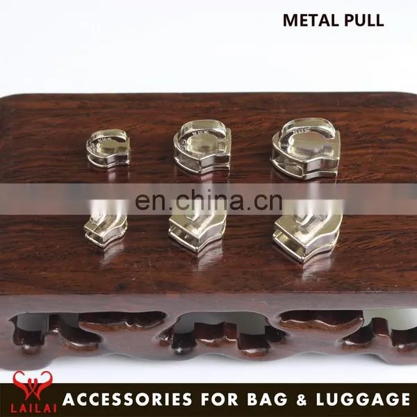 Key Locking Luggage Zipper Sliders Custom Zip Slider for Bags