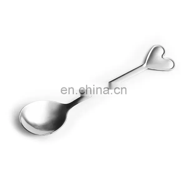 Stainless Steel Heart Shape Customized Spoon