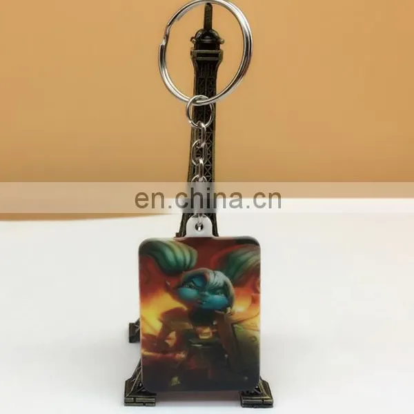 Customized Digital Photo Keychain Football Soccer Star Movie Star Character Keychain President Election Keychain photo-4