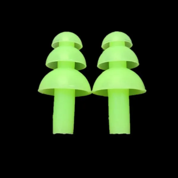 Free Sample Nontoxic Silicone Earplug for Water Sport Use Swimming Accessories photo-2