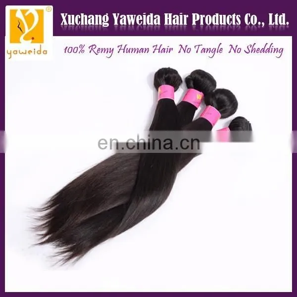 Xuchang Braiding Remy Hair Full Cuticle Silky Straight Natural Color Hair Weaving photo-4