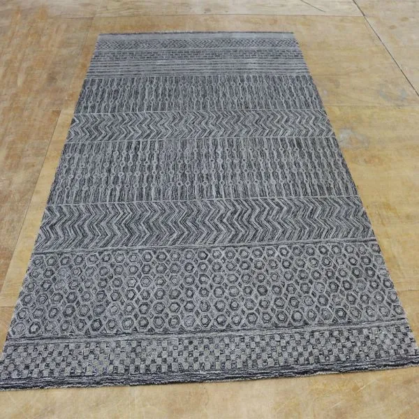 Gray Color With Beautiful Cut Pile Persian Carpet Area Rugs For Living Room photo-4