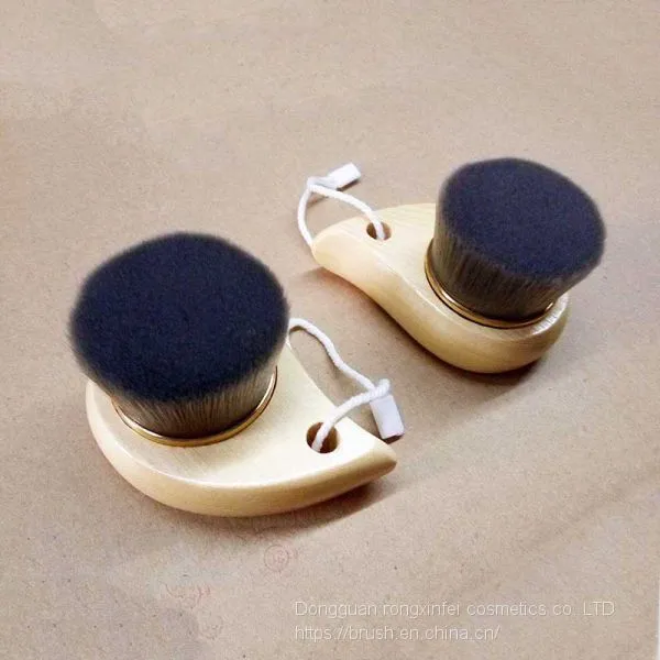 Professional Cleaning Face Brush,Deep Face Cleaning Brush With Wood Handle photo-4