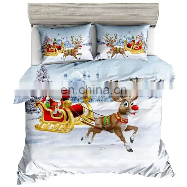 High Quality Colorful Christmas Bedding Set Comforter Set photo-5