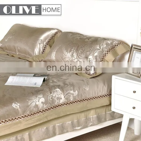 Wholesale Super Soft Natural Comfort Satin Luxury Cotton Bedding Comforter Bed Set For Room photo-2