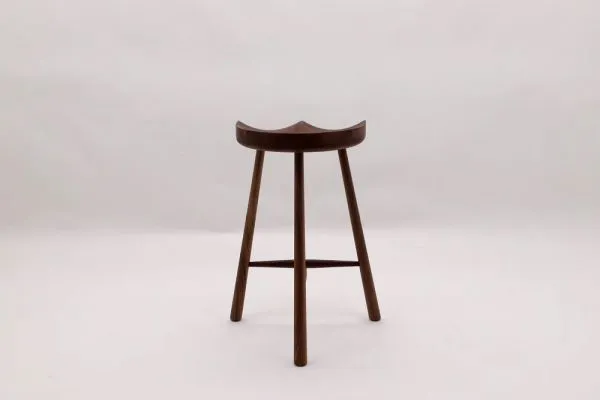 Mid Century Furniture Werner Design Shoemaker Bar Chair Arhaus Wooden Bar Stool With Back Solid Wood Bar Stool Bar Stool Office Chair photo-2