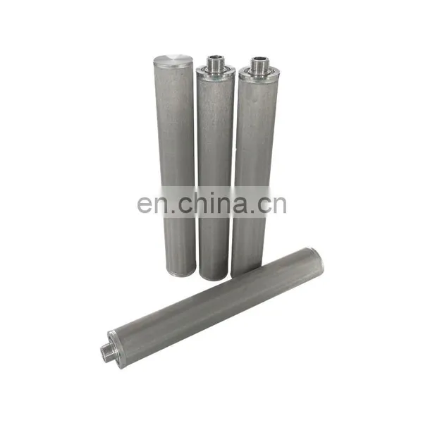 Metal Cylinder Filter Stainless Steel Water Filter Sintered Felt Tube Filter Cartridge photo-3