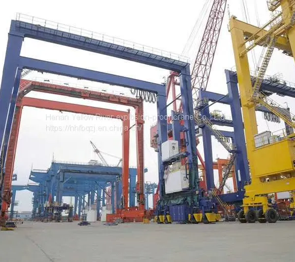 MJ 60t Track Container Gantry Crane photo-3