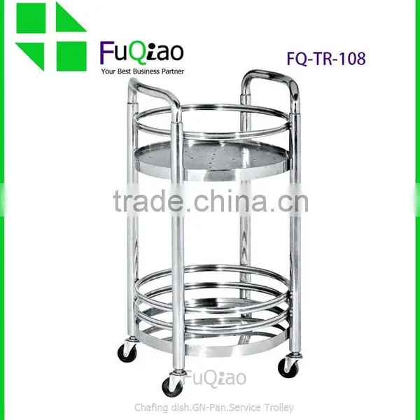 Hotel And Restaurant Stainless Steel Drinks Trolley , Kitchen Trolley , Hotel Room Service Trolleys photo-3