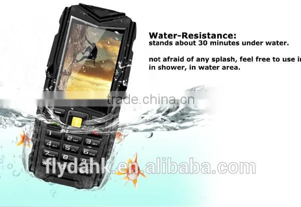 2.4inch Rugged Phone Vkworld Stone v3 Waterproof Dustproof and Dropproof Waterproof Rugged Phone Bluetooth 4.2 Vkworld Phone photo-3