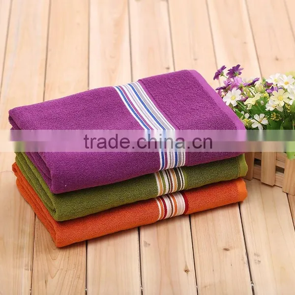 400Gsm 70*140cm 100%Cotton Super Cheap Solid Color Soft Bath Towels photo-6