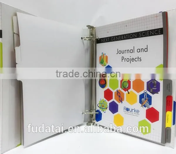 FDT Customized Business Daily Agenda Made From Paper Cardboard Metal Ring Binder photo-3