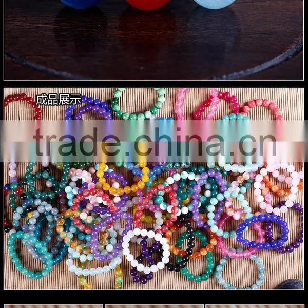 4mm 6mm 8mm 10mm 12mm Natural Stones Loose Beads Section Face Cut Agate Jade Charms Jewelry Accessory photo-5