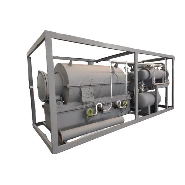 100/500kg per Day Waste Tire Plastic Pyrolysis Machine for Sale Movable Pyrolysis Plant