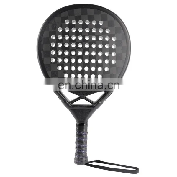 High Quality Soft EVA Full Carbon 3K 12K 18K Padel Racket photo-3