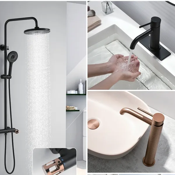 Design is Simple and Atmospheric Suitable for All Kinds of Bathroom Styles to Enhance Comfort and Convenience Shower Column Set Series photo-4