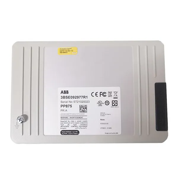 PP877 3BSE069272R2 | PP874M | High-resolution Touch Screen Device | PP875 3BSE092977R1 photo-2