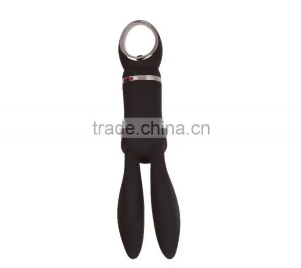 Black Cute Bunny Sex Toy Silicone Waterproof Multi Function Clit g Spot Stimulating Rabbit Ear Vibrator for Women photo-3