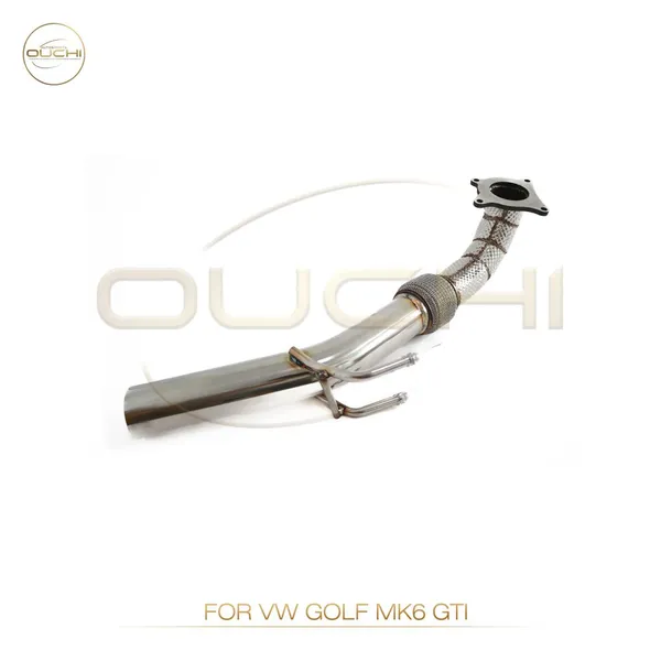 Stainless Steel Exhaust System Downpipe for Volkswagen Golf GTI MK6/Golf GTI MK7/7.5R TIG Manual Welding High-performance Automotive Exhaust Parts photo-2