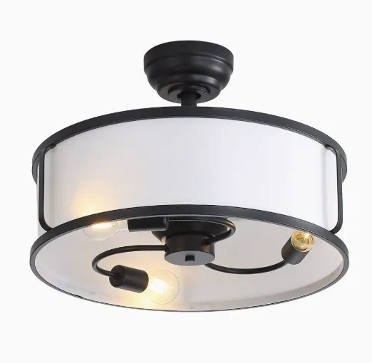American retro fan light/remote control DC variable frequency silent fan light（Wechat:13510231336）