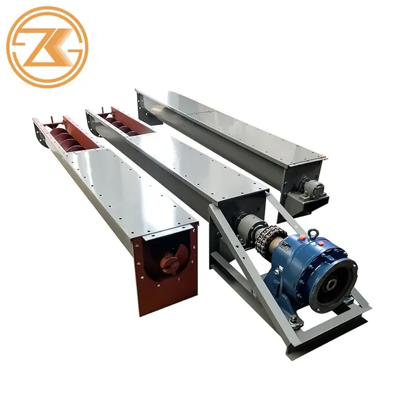 Zhengkang Screw Conveyor Auger Conveyor Spiral Conveying Machine For Powder Granule Bulk Material Transport Equipment photo-5