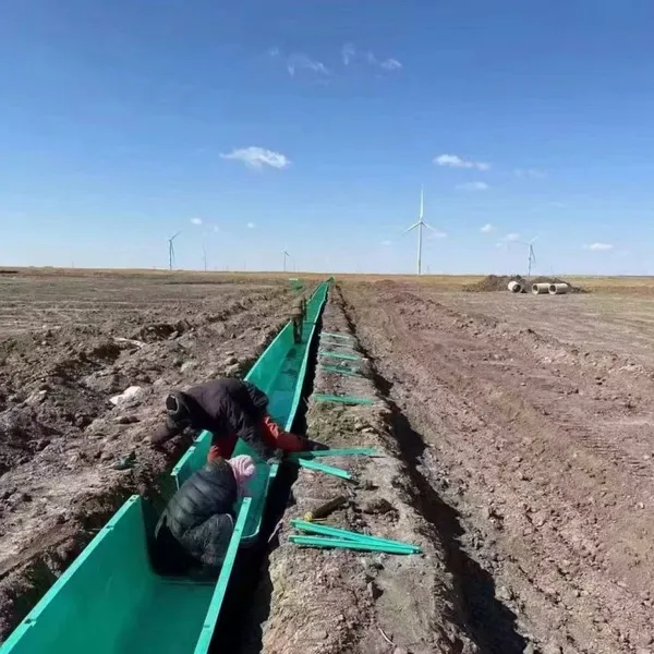 Fiberglass Drainage Channel for Industrial Plant Floor Drainage, Chemical Resistant photo-2