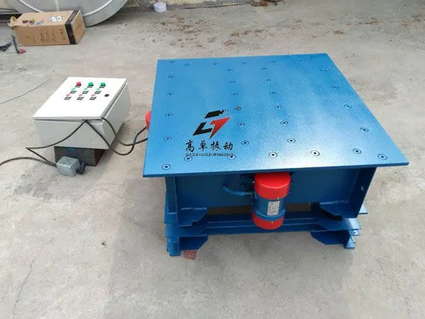 High Quality Concrete Moulds Shaking Machine Vibrating Table