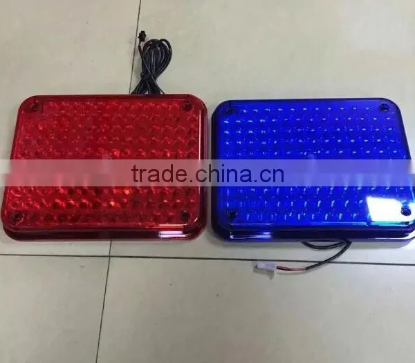 Amber Blue Red LED Big Grille Vehicle Square Warning Light For Vehicle HG-250 photo-3