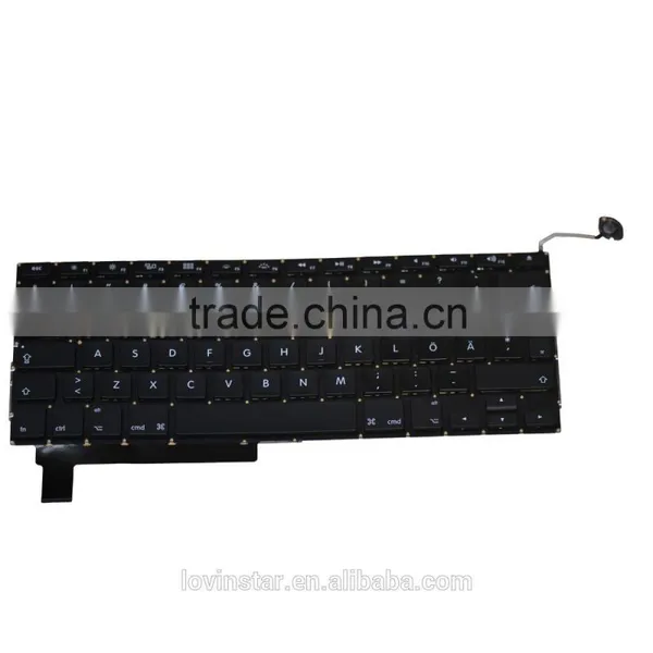 Swedish Laptop Keyboard Replacement 2008-2012 For Macbook Pro 15" A1286 photo-4