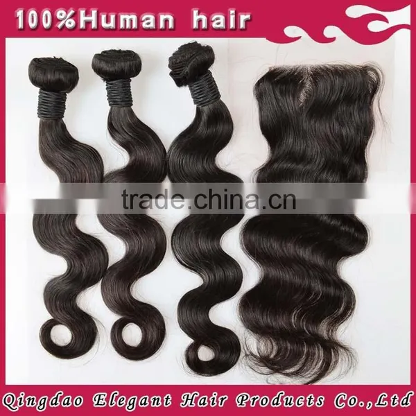 Elegant Hair Products 2015 Best Sellers Drop Shipping Suppliers Brazilian Body Wave Closure photo-2