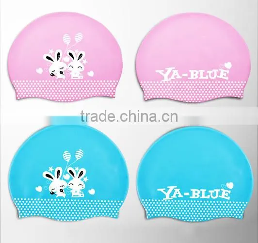 High Quality Custom Colorful Nude Silicone Swim Cap For Long Hair photo-6