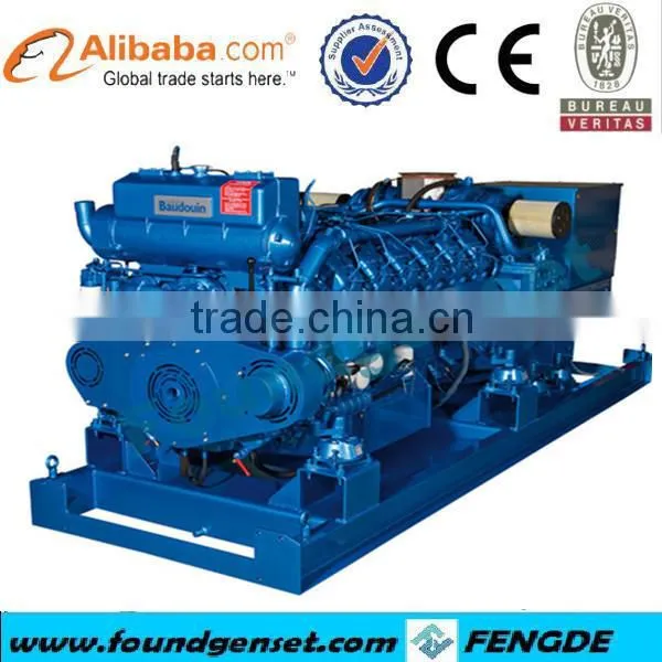 CE,CCS,BV Approved 500kva Baudouin Marine Generators Set for Sale