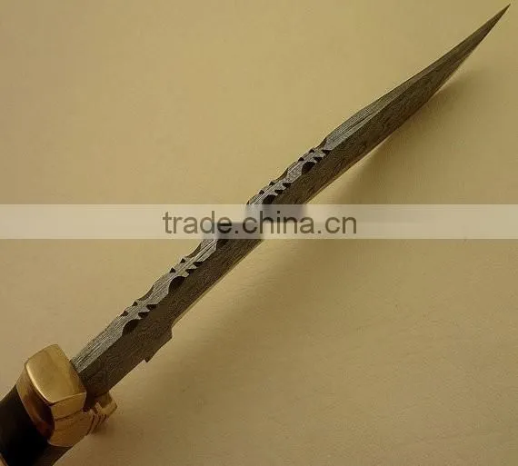 Hand Made Damascus Knife / Hunting Knife / Bowie Knife photo-5