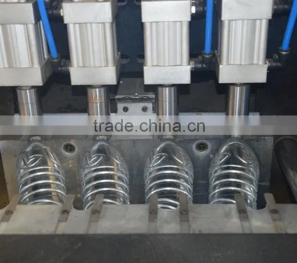 High Quality Semi Automatic 4 Cavities Drinking Water Bottle Blow Molding Machine photo-2