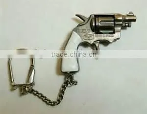 Antique Finish Souvenir Metal Gun Keychain For Sale photo-6