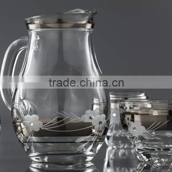 Nesrin Crystal Stoned Platinum Zamzam Set