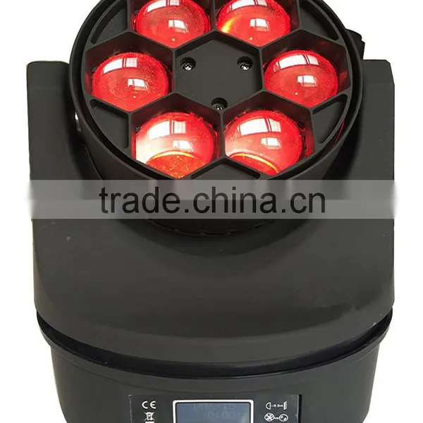 Osram 6pcs 15W RGBW 4 In1 Bee Eye Led Mini Professional Moving Head Light photo-3