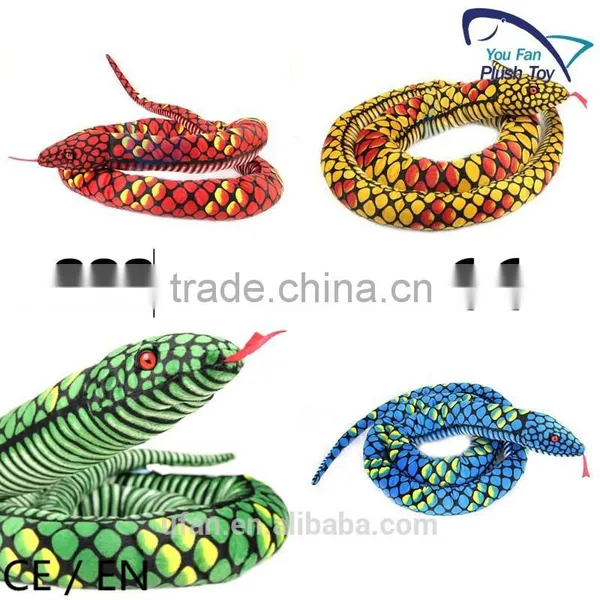 Stuffed Soft Children Toy Long Boa Snake Plush photo-6