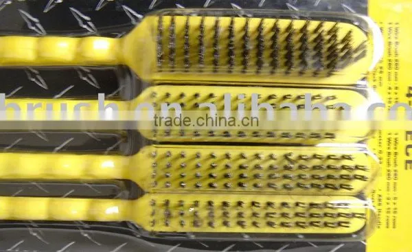 Plastic Handle Scratch Steel Wire Brush