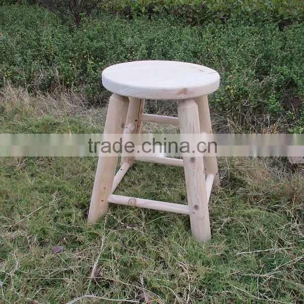 Outdoor Wooden Garden Stool photo-2