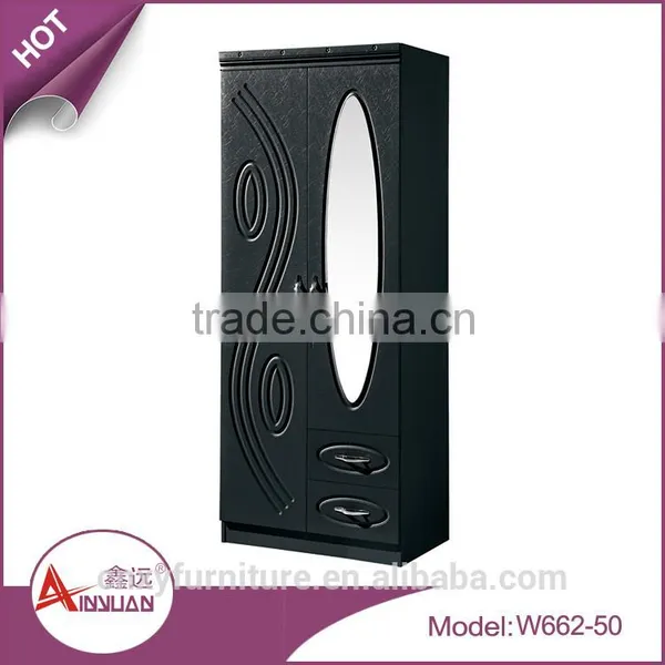 Foshan Wholesale Latest Mdf Bedroom Almirah Designs Modern Cheap Wooden Three Door Wardrobe photo-5