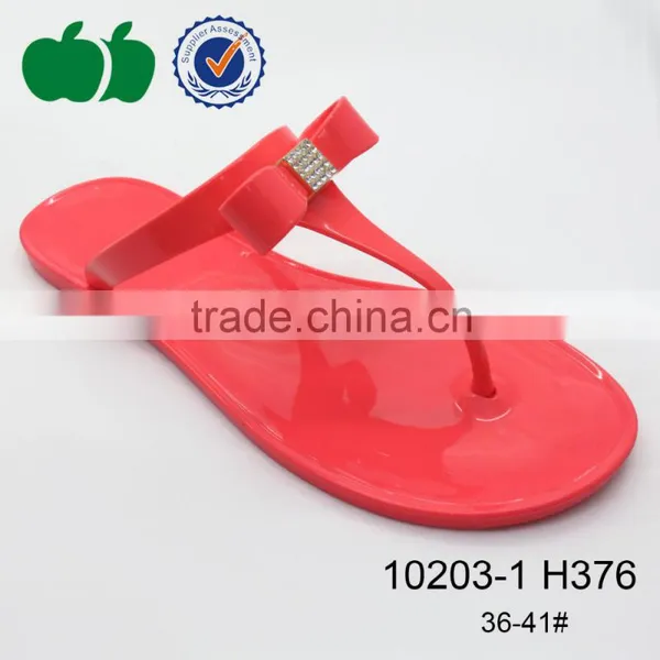 High Quality Latest Style Fashion Lady Pvc Jelly Slipper photo-3