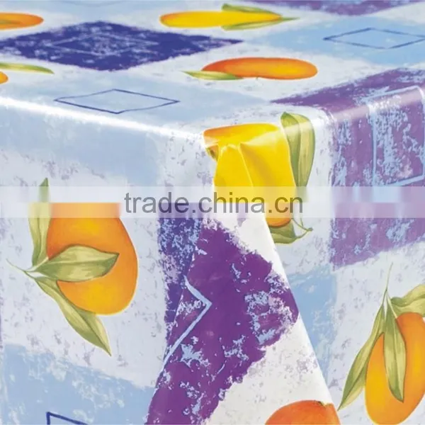 Fruits Design PVC Table Cloths With Non-woven or Flannel Backing for Home photo-2