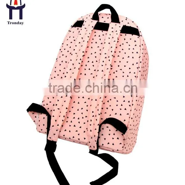2015 Hot Heat Transfer Printing Canvas School Backpack photo-3
