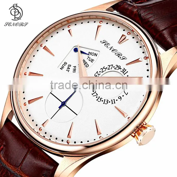 2016 High Quality Fashion Style Waterproof Stainless Steel Wrist Watches Men