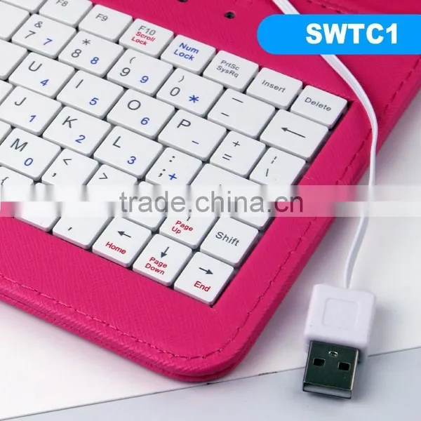 7,8,9,9.7,10 Inch Universal Tablet Case , Tablet Leather Case Keyboard photo-4