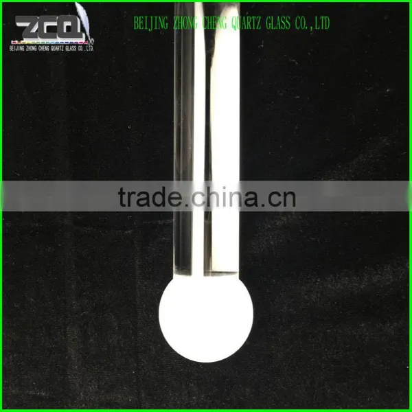 Quartz Glass Rod With a Ball Ending by Fine Grinded photo-6